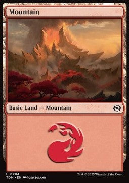 Mountain (V.3) - Tarkir: Dragonstorm (Land) [TDM-284]