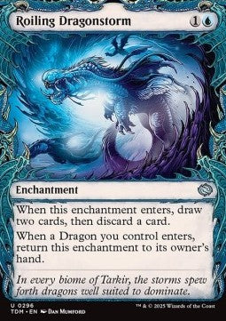 Roiling Dragonstorm⁣ - Tarkir: Dragonstorm: Extras⁣ (Uncommon)⁣ [296]
