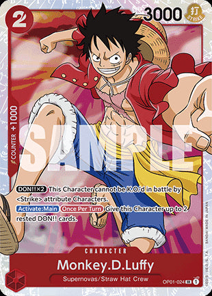 Monkey.D.Luffy (OP01-024) (V.1)⁣ - The Best⁣ (Super Rare)⁣ [OP01-024]