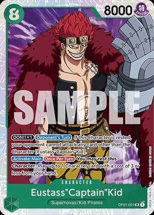 Eustass"Captain"Kid (OP01-051) (V.1)⁣ - The Best⁣ (Super Rare)⁣ [OP01-033]