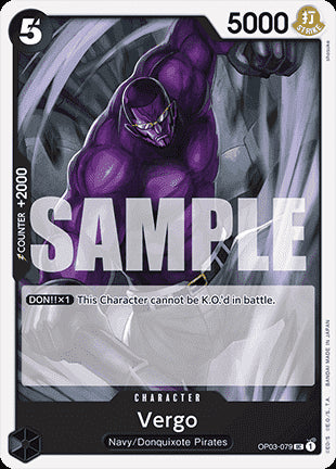 Vergo (OP03-079) (V.1) - The Best (Uncommon) [PRB01-OP03-079]