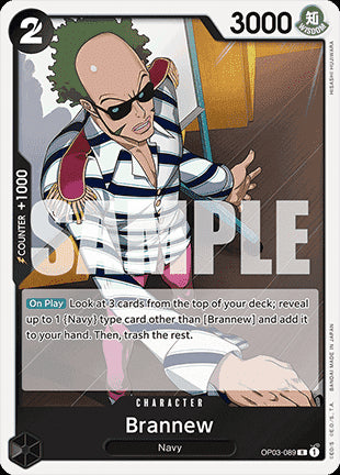 Brannew (OP03-089) (V.1)⁣ - The Best⁣ (Rare)⁣ [OP03-089]