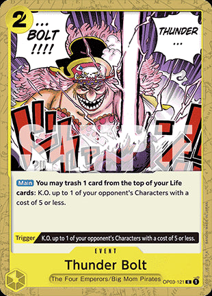 Thunder Bolt (OP03-121) (V.1) - The Best (Common) [PRB01-OP03-121]