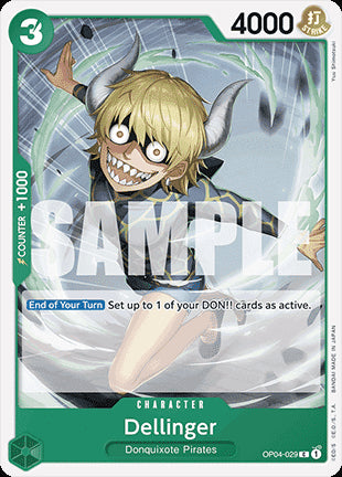 Dellinger (OP04-029) (V.1) - The Best (Common) [PRB01-OP04-029]