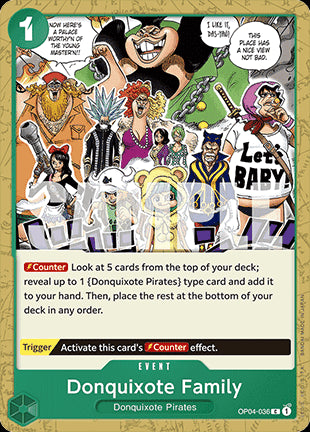 Donquixote Family (OP04-036) (V.1) - The Best (Common) [PRB01-OP04-036]