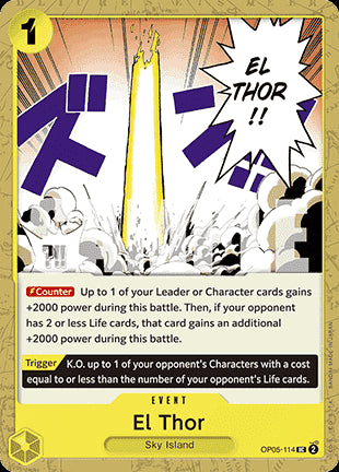 El Thor (OP05-114) (V.1) - The Best (Uncommon) [PRB01-OP05-114]