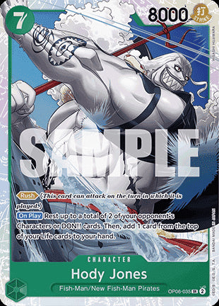 Hody Jones (OP06-035) (V.1)⁣ - The Best⁣ (Super Rare)⁣ [OP06-035]