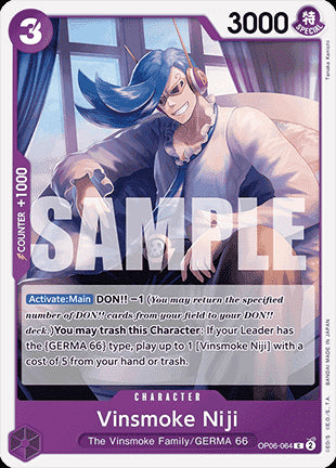 Vinsmoke Niji (OP06-064) (V.1) - The Best (Common) [PRB01-OP06-064]