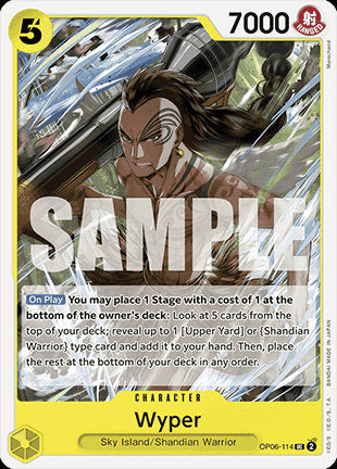 Wyper (OP06-114) (V.1) - The Best (Uncommon) [PRB01-OP06-114]