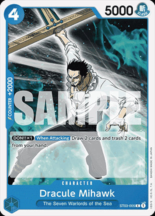 Dracule Mihawk (ST03-005) (V.1) - The Best (Common) [PRB01-ST03-005]