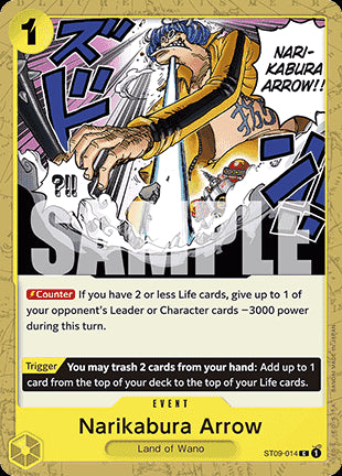 Narikabura Arrow (ST09-014) (V.1) - The Best (Common) [PRB01-ST09-014]