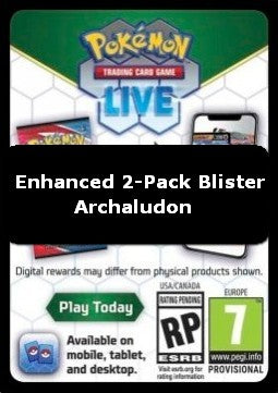 Live Code Card (Archaludon Enhanced 2-Pack Blister)