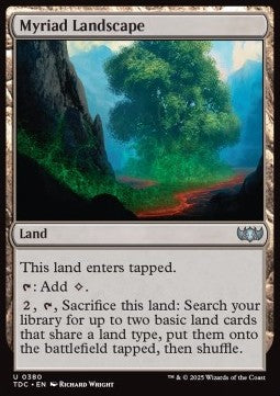 Myriad Landscape - Commander: Tarkir: Dragonstorm (Uncommon) [TDC-380]