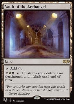 Vault of the Archangel - Commander: Tarkir: Dragonstorm (Rare) [TDC-410]