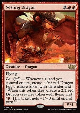 Nesting Dragon - Commander: Tarkir: Dragonstorm (Rare) [TDC-225]