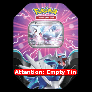 Empty Azure Legends Tins: Dialga ex Tin - Scarlet & Violet Products