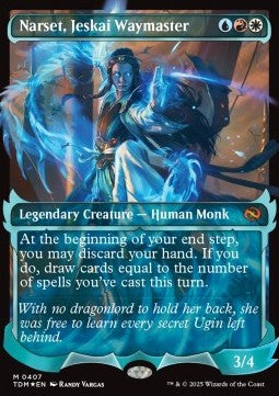 Narset, Jeskai Waymaster (V.2) - Tarkir: Dragonstorm: Extras (Mythic) [XTDM-407]