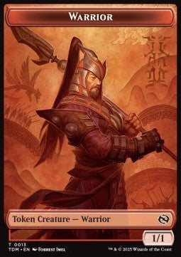Warrior Token (R 1/1) // Servo Token (A 1/1) - Tarkir: Dragonstorm: Tokens (Token) [TTDM-CT 13/31]