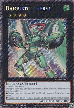 Daigusto Emeral (V.1 - Platinum Secret Rare)⁣ - Quarter Century Stampede⁣ (Platinum Secret Rare)⁣ [163]