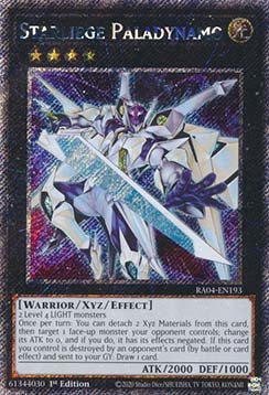 Starliege Paladynamo (V.1 - Platinum Secret Rare)⁣ - Quarter Century Stampede⁣ (Platinum Secret Rare)⁣ [193]