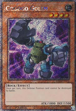 Gogogo Golem (V.1 - Platinum Secret Rare)⁣ - Quarter Century Stampede⁣ (Platinum Secret Rare)⁣ [152]