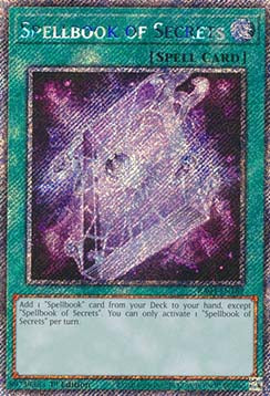 Spellbook of Secrets (V.1 - Platinum Secret Rare)⁣ - Quarter Century Stampede⁣ (Platinum Secret Rare)⁣ [189]