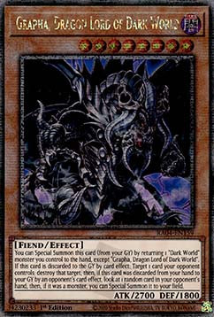 Grapha, Dragon Lord of Dark World (V.2 - Quarter Century Secret Rare)⁣ - Quarter Century Stampede⁣ (Quarter Century Secret Rare)⁣ [159]