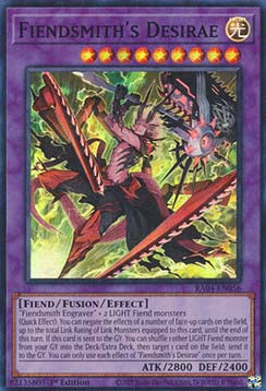 Fiendsmith's Desirae (V.1 - Super Rare) - Quarter Century Stampede (Super Rare) [RA04-056]