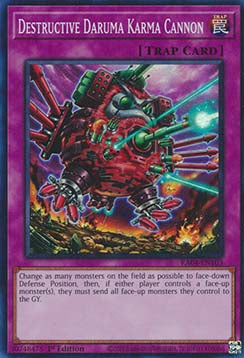 Destructive Daruma Karma Cannon (V.1 - Super Rare)⁣ - Quarter Century Stampede⁣ (Super Rare)⁣ [103]