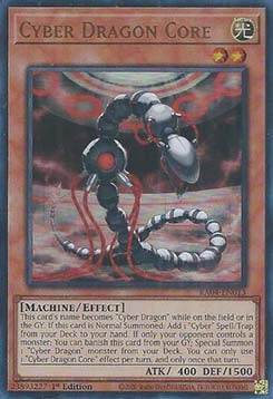 Cyber Dragon Core (V.2 - Ultra Rare)⁣ - Quarter Century Stampede⁣ (Ultra Rare)⁣ [013]
