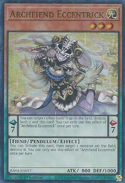 Archfiend Eccentrick (V.2 - Ultra Rare)⁣ - Quarter Century Stampede⁣ (Ultra Rare)⁣ [017]