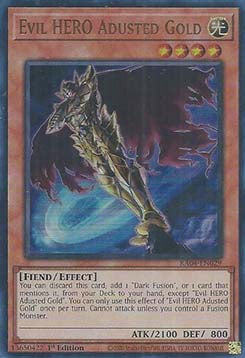 Evil HERO Adusted Gold (V.2 - Ultra Rare) - Quarter Century Stampede (Ultra Rare) [RA04-029]