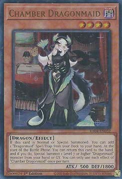 Chamber Dragonmaid (V.2 - Ultra Rare) - Quarter Century Stampede (Ultra Rare) [RA04-032]