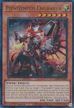 Fiendsmith Engraver (V.2 - Ultra Rare)⁣ - Quarter Century Stampede⁣ (Ultra Rare)⁣ [049]