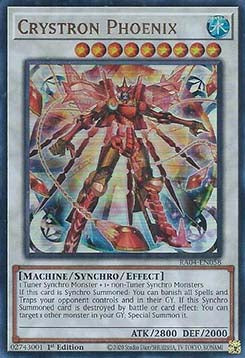 Crystron Phoenix (V.2 - Ultra Rare)⁣ - Quarter Century Stampede⁣ (Ultra Rare)⁣ [058]