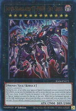Super Starslayer TY-PHON - Sky Crisis (V.2 - Ultra Rare)⁣ - Quarter Century Stampede⁣ (Ultra Rare)⁣ [072]