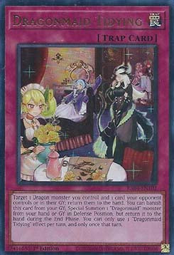 Dragonmaid Tidying (V.2 - Ultra Rare)⁣ - Quarter Century Stampede⁣ (Ultra Rare)⁣ [102]
