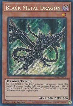 Black Metal Dragon (V.3 - Secret Rare)⁣ - Quarter Century Stampede⁣ (Secret Rare)⁣ [016]