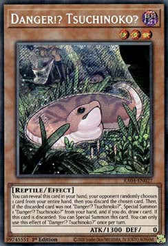 Danger!? Tsuchinoko? (V.3 - Secret Rare) - Quarter Century Stampede (Secret Rare) [RA04-027]