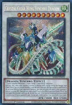Crystal Clear Wing Synchro Dragon (V.3 - Secret Rare) - Quarter Century Stampede (Secret Rare) [RA04-059]