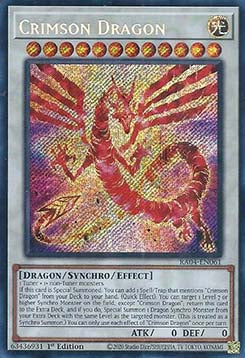 Crimson Dragon (V.3 - Secret Rare)⁣ - Quarter Century Stampede⁣ (Secret Rare)⁣ [061]