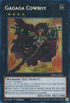 Gagaga Cowboy (V.3 - Secret Rare)⁣ - Quarter Century Stampede⁣ (Secret Rare)⁣ [064]