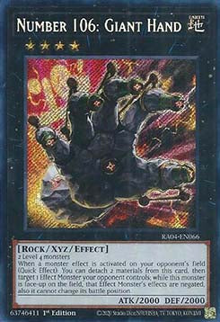 Number 106: Giant Hand (V.3 - Secret Rare)⁣ - Quarter Century Stampede⁣ (Secret Rare)⁣ [066]