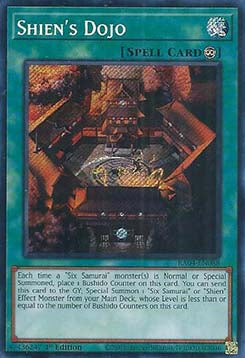 Shien's Dojo (V.3 - Secret Rare) - Quarter Century Stampede (Secret Rare) [RA04-088]