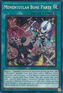 Mementotlan Bone Party (V.3 - Secret Rare)⁣ - Quarter Century Stampede⁣ (Secret Rare)⁣ [099]