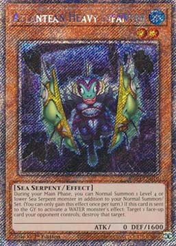 Atlantean Heavy Infantry (V.4 - Platinum Secret Rare) - Quarter Century Stampede (Platinum Secret Rare) [RA04-010]