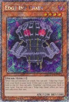 Edge Imp Chain (V.4 - Platinum Secret Rare)⁣ - Quarter Century Stampede⁣ (Platinum Secret Rare)⁣ [014]