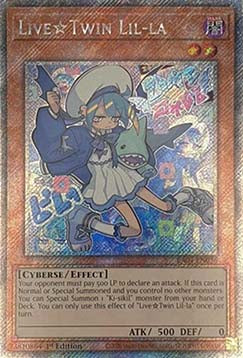 LiveTwin Lil-la (V.4 - Platinum Secret Rare)⁣ - Quarter Century Stampede⁣ (Platinum Secret Rare)⁣ [036]