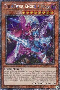 EvilTwins Ki-sikil & Lil-la (V.4 - Platinum Secret Rare)⁣ - Quarter Century Stampede⁣ (Platinum Secret Rare)⁣ [037]