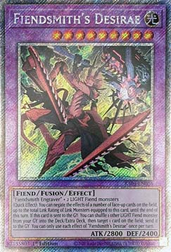 Fiendsmith's Desirae (V.4 - Platinum Secret Rare)⁣ - Quarter Century Stampede⁣ (Platinum Secret Rare)⁣ [056]